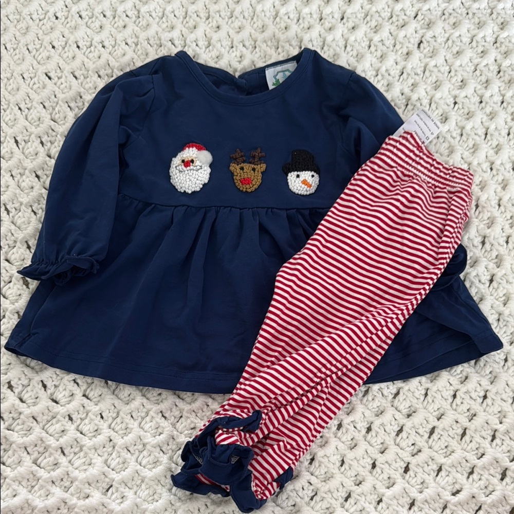 Navy and Red Kids Matching Set